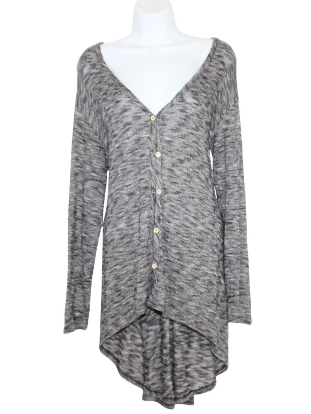 Daytrip knit cardigan space dye draped oversized long boho long sleeve